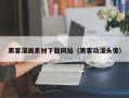 青海黑客漫画素材下载网站（黑客动漫头像）